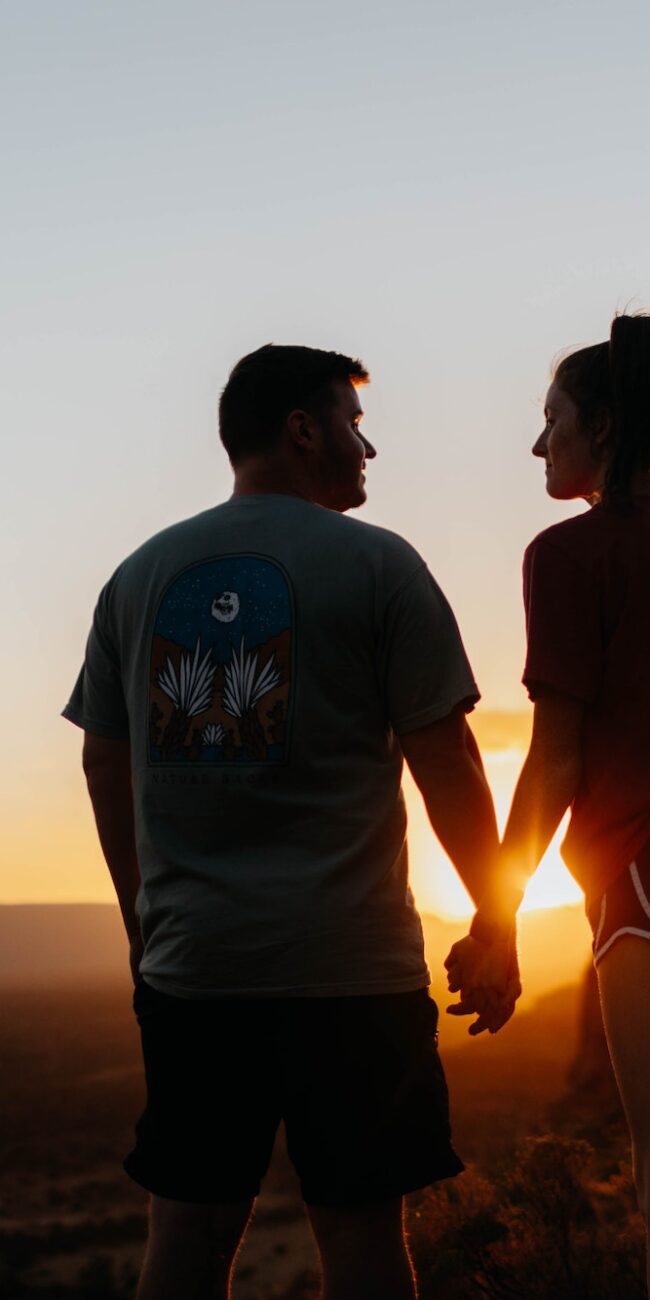 sunset couple